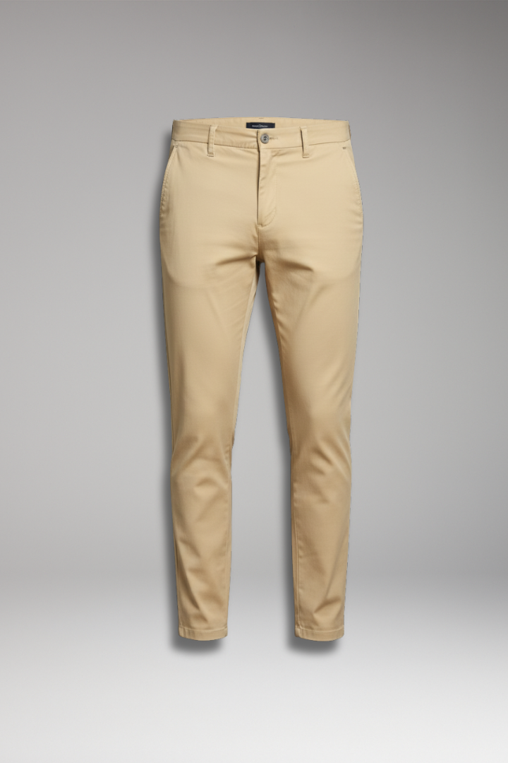 Men's Slim-Fit Trousers with Tapered Ankle