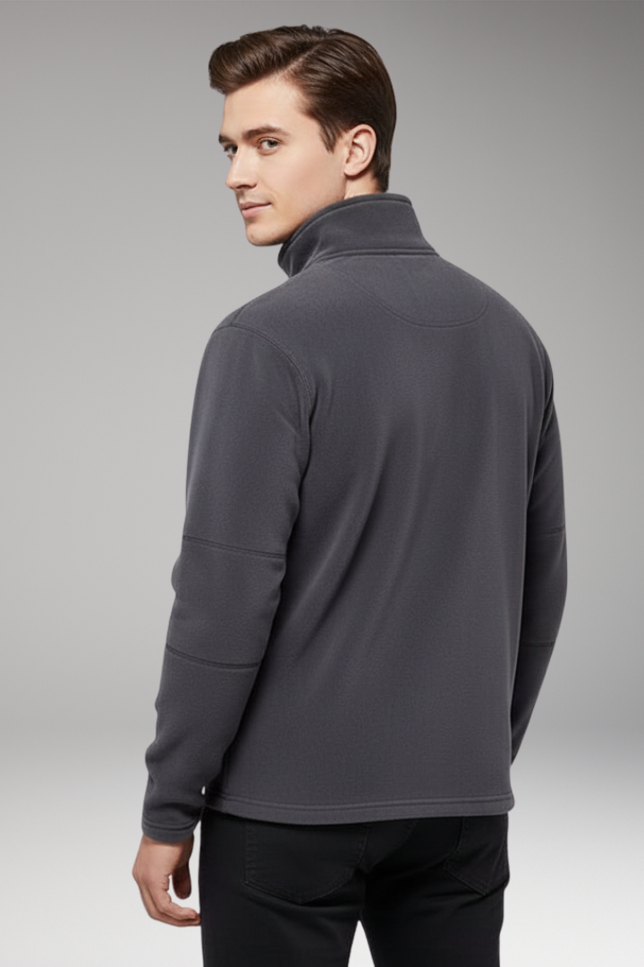 Men's Pullover with Quarter Zip and Inner Lining