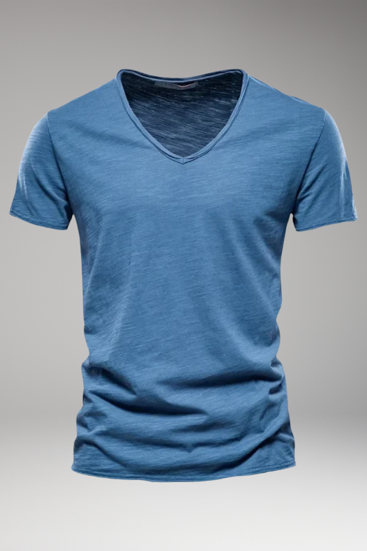 Men's T-Shirt with Crew Neck and Short Sleeves