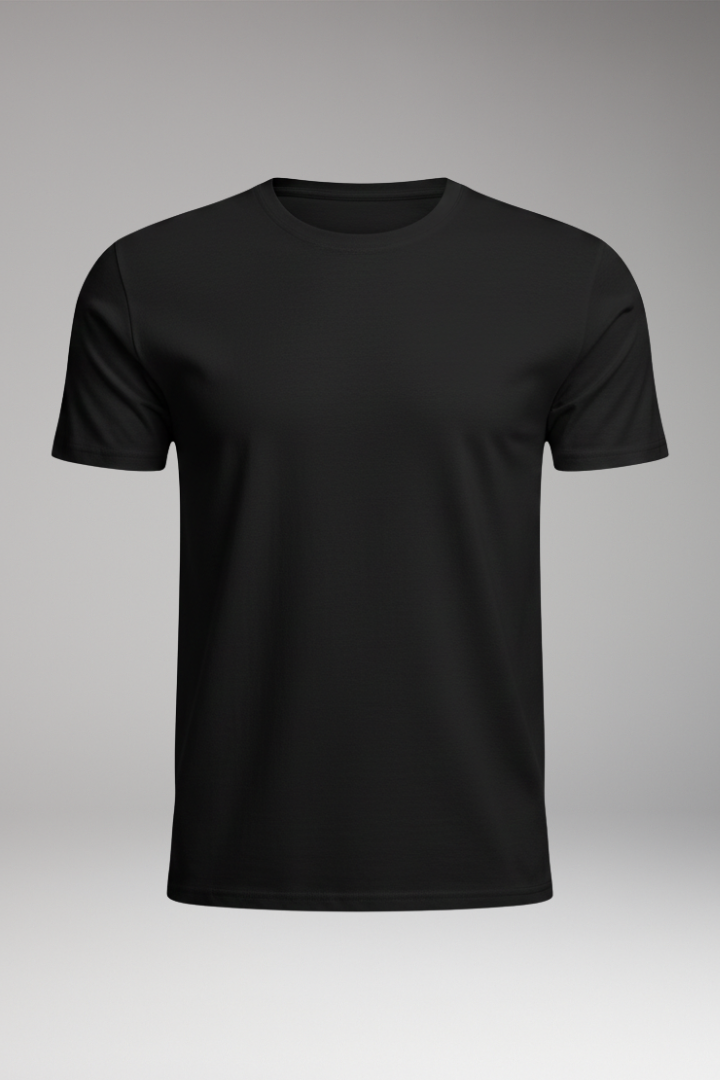Men's T-Shirt with Round Neck and Short Sleeves