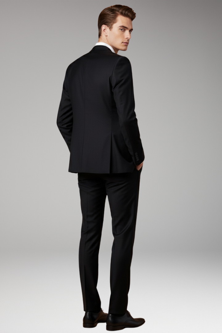 Men's Three-Piece Suit with Vest and Pants