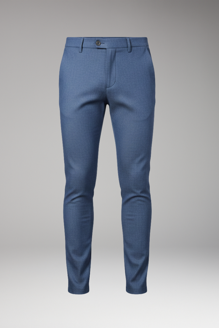 Men's Trousers with Fitted Cut and Stretch