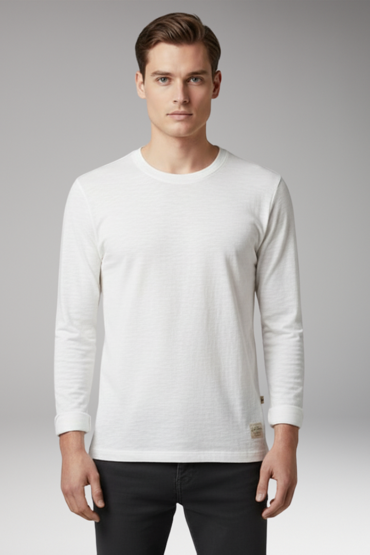 Men's Vintage Shirt with Short Sleeves and Button Closure