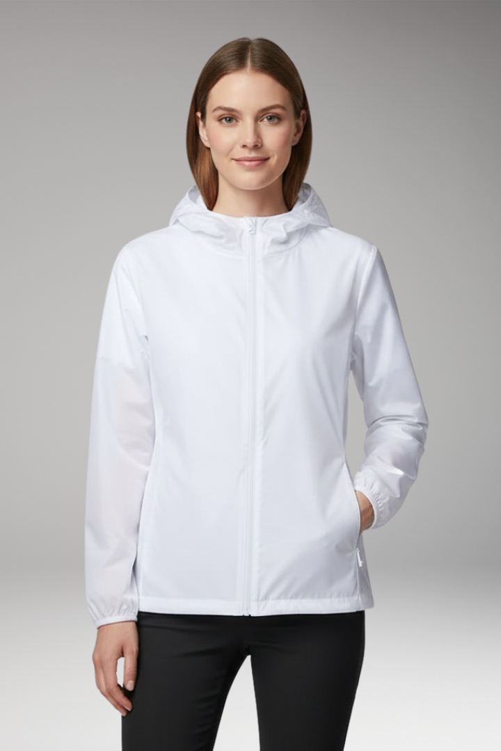 Unisex Outdoor Jacket with Water-Repellent and All-Weather Features