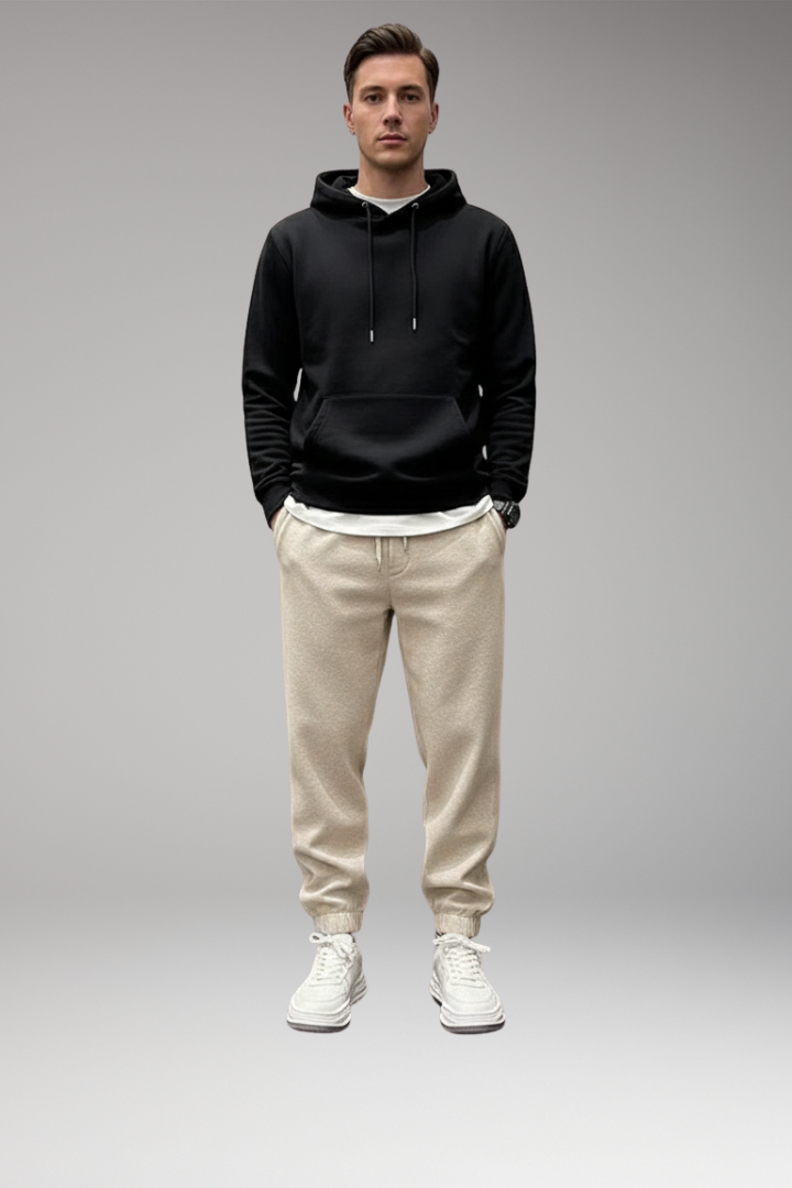 Men's Sports Trousers with Elastic Waist and Pockets