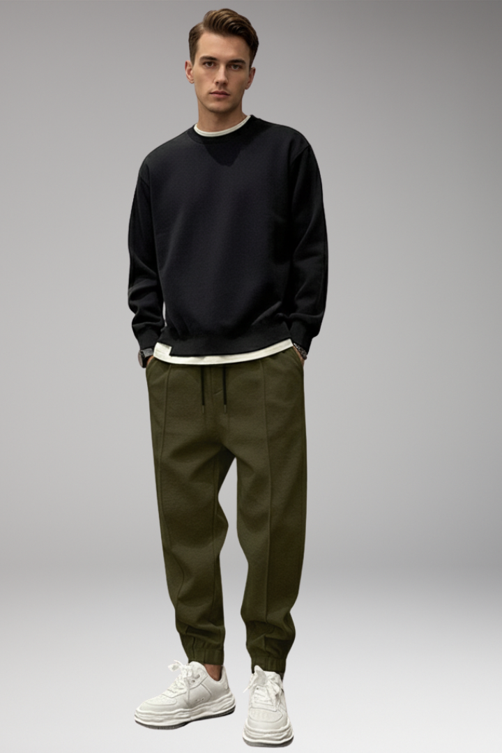 Men's Sports Trousers with Elastic Waist and Pockets