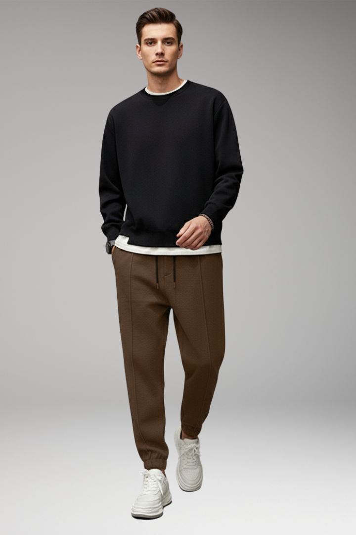 Men's Sports Trousers with Elastic Waist and Pockets