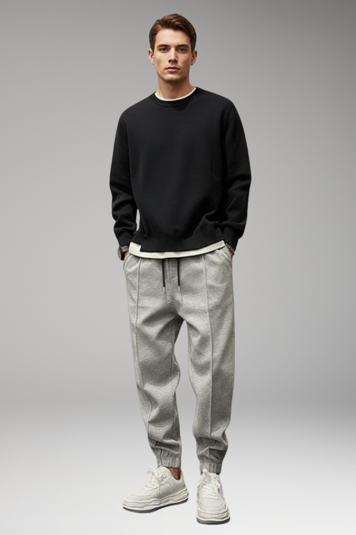 Men's Sports Trousers with Elastic Waist and Pockets