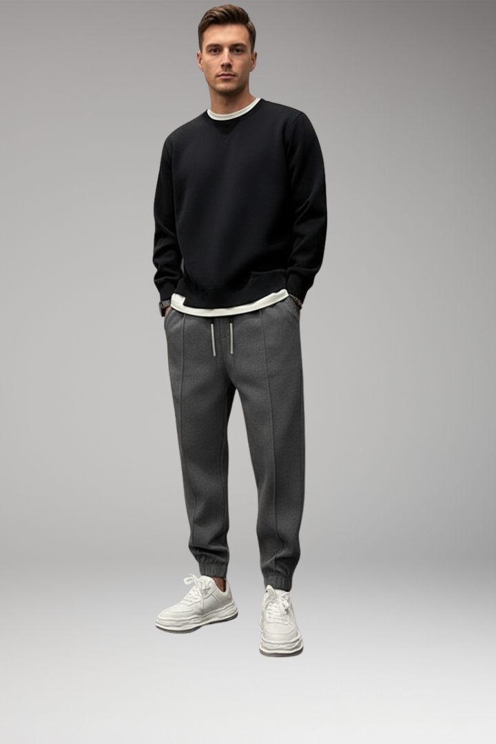 Men's Sports Trousers with Elastic Waist and Pockets